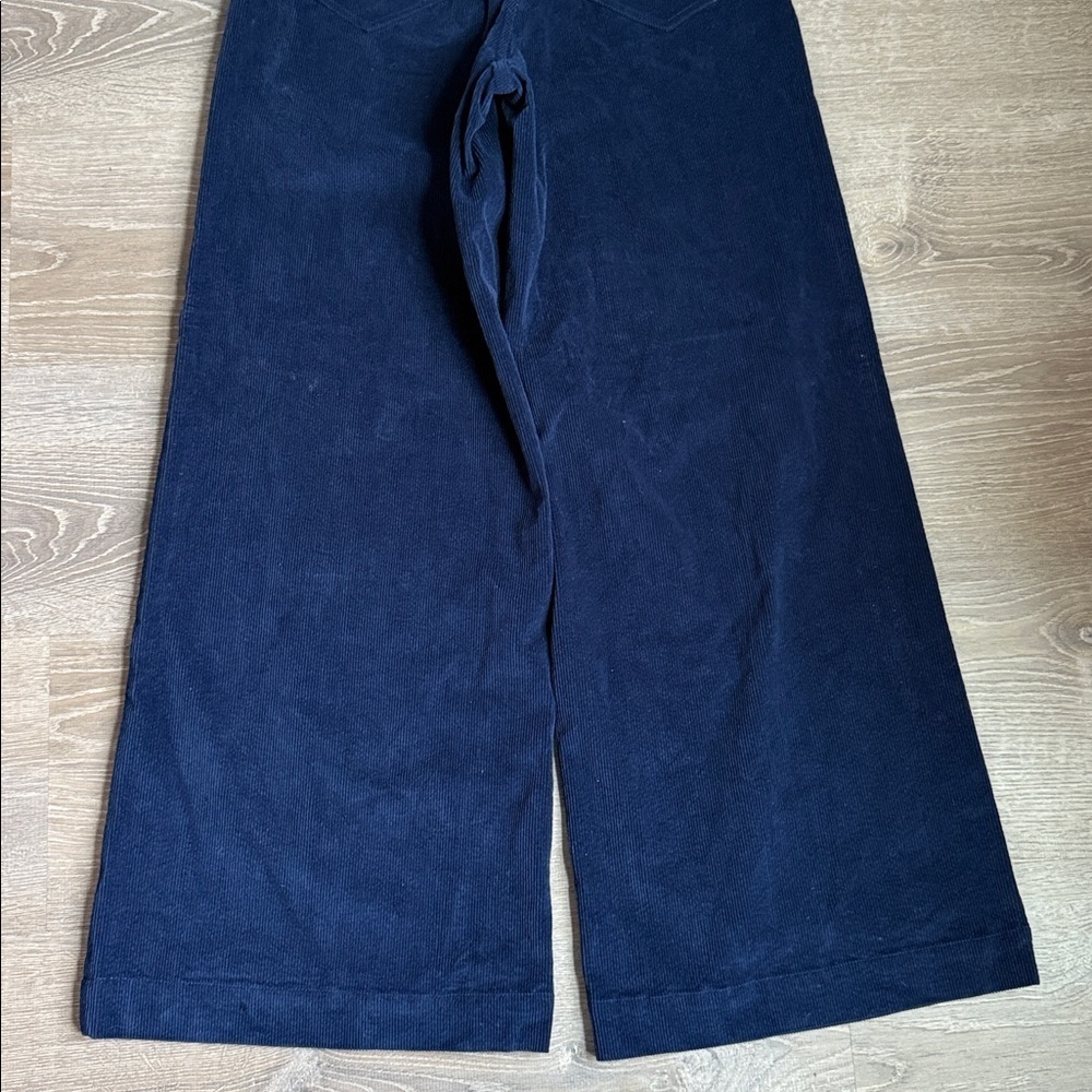 Sea New York Blue Carine Corduroy Wide Leg Jeans 6 - Picture 12 of 13